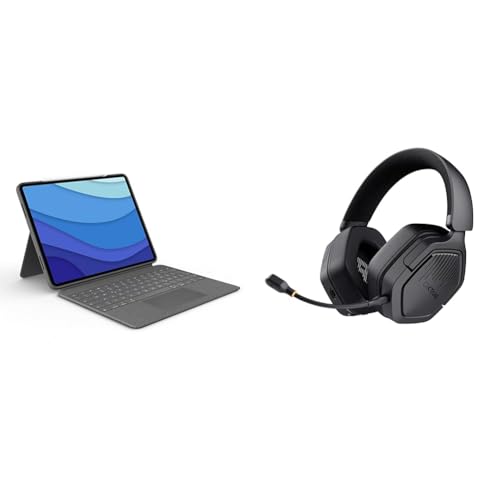 Logitech Combo Touch Tastatur-Case & Trust GXT 1493 Ravox Gaming Headset von Logitech