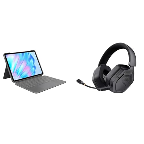 Logitech Combo Touch Tastatur-Case & Trust GXT 1493 Ravox Gaming Headset von Logitech