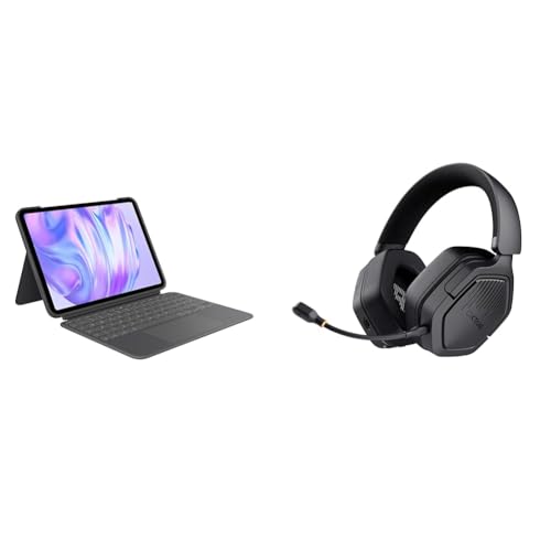 Logitech Combo Touch iPad & Trust GXT 1493 Ravox Gaming Headset von Logitech