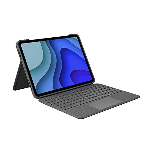 Logitech Folio Touch iPad Hülle Tastatur, Trackpad und Smart Connector für 11 Zoll iPad Pro (Modell: A1980, A2013, A1934, A1979, A2228, A2068, A2230, A2231) Italienisches QWERTY-Layout Grafit von Logitech