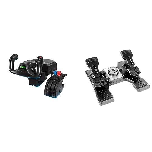Logitech G Saitek PRO Flight Yoke System + Logitech G Saitek PRO Flight Rudder Pedals von Logitech