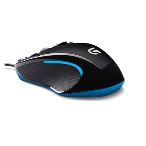 Logitech G300s Gaming-Maus mit 2,5K DPI Sensor, USB-Anschluss, RGB-Beleuchtung, 9 programmierbare Tasten, Taste zur DPI-Umschaltung, anpassbare Spielprofile, Ultraleicht, PC/Mac - Schwarz von Logitech G