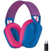 Logitech G435 LIGHTSPEED Gaming Over Ear Headset Bluetooth® Stereo Blau Lautstärkebegrenzung von Logitech