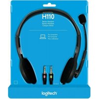 Logitech Headset Stereo sw, Retail H110 von Logitech