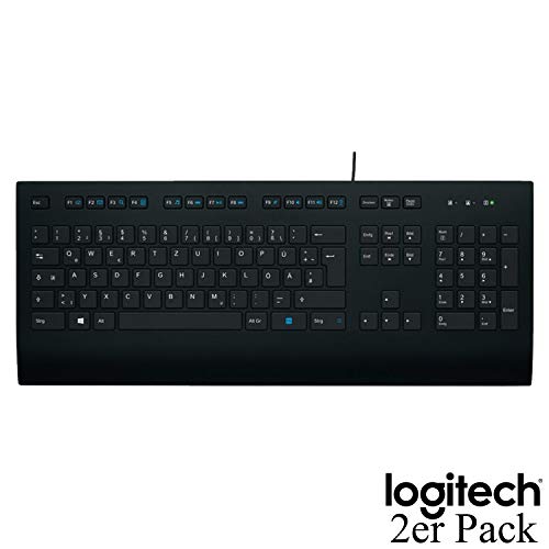 Logitech K280e Tastatur (Kabelgebunden, QWERTZ, Deutsche Layout) von Logitech