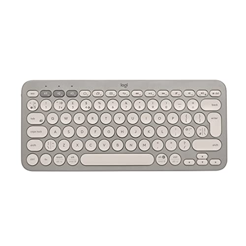 Logitech K380 Multi-Device Bluetooth Wireless Keyboard, Italienisches QWERTY - Sand von Logitech