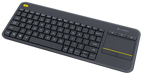 Logitech K400 Plus Kabellose Touch-TV-Tastatur mit integriertem Touchpad, Skandinavisches QWERTY-Layout - Schwarz Logitech K400 Plus Kabellose Touch-TV-Tastatur mit integriertem Touchpad, Skandinavisches QWERTY-Layout - Schwarz von Logitech