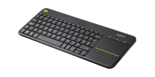 Logitech K400 Plus Kabellose TV-Tastatur mit Touchpad, 2.4 GHz Verbindung via Unifying USB-Empfänger, Programmierbare Multimedia-Tasten, Windows/Android/ChromeOS, Tschechisch QWERTZ-Layout - Schwarz Logitech K400 Plus Kabellose TV-Tastatur mit Touchpad, 2.4 GHz Verbindung via Unifying USB-Empfänger, Programmierbare Multimedia-Tasten, Windows/Android/ChromeOS, Tschechisch QWERTZ-Layout - Schwarz von Logitech