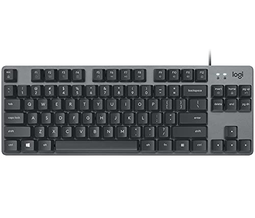 Logitech K835 USB-Tastatur, Pannordisch, Graphit von Logitech