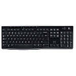 Logitech Kabellose Tastatur K270 QWERTZ DE USB Nano Receiver Schwarz von Logitech