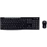 Logitech Kabelloses Tastatur-Maus-Set MK270 QWERTZ DE USB 2.0 Nano Receiver Schwarz von Logitech