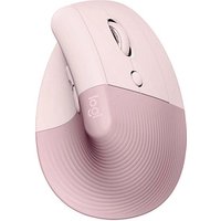 Logitech Lift Maus ergonomisch kabellos rosa von Logitech