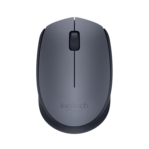 Logitech M170 Kabellose Maus, 2.4 GHz Verbindung via Nano-USB-Empfänger, Optischer Sensor, 3 Tasten, 12-Monate Akkulaufzeit, Für Links- und Rechtshänder, PC/Mac - Grau Logitech M170 Kabellose Maus, 2.4 GHz Verbindung via Nano-USB-Empfänger, Optischer Sensor, 3 Tasten, 12-Monate Akkulaufzeit, Für Links- und Rechtshänder, PC/Mac - Grau von Logitech