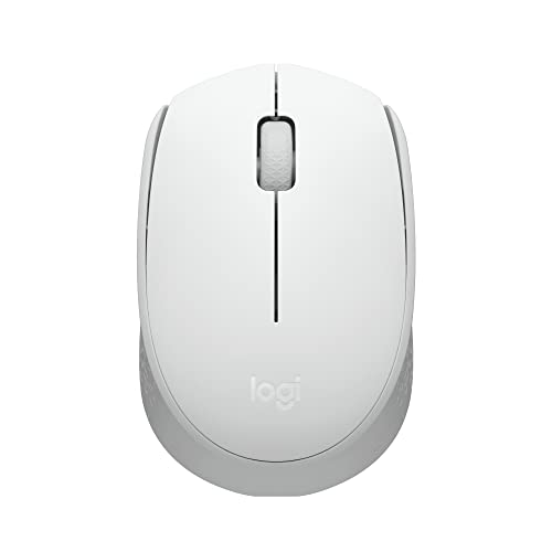 Logitech M171 kabellose Computermaus fürPC, Mac, Laptop, 2.4 GHz mit USB Mini-Empfänger, optische Spurführung, 12 Monate Batterie beidhändig anwendbar - Weiß von Logitech