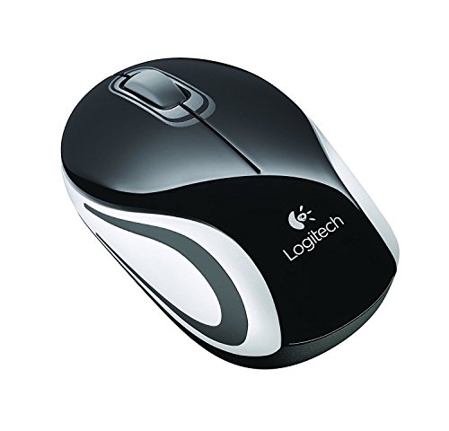 Logitech M187 – Maus (RF Wireless + USB, Pressed Buttons, Rad, optisch, PC/Laptop, Schwarz) von Logitech