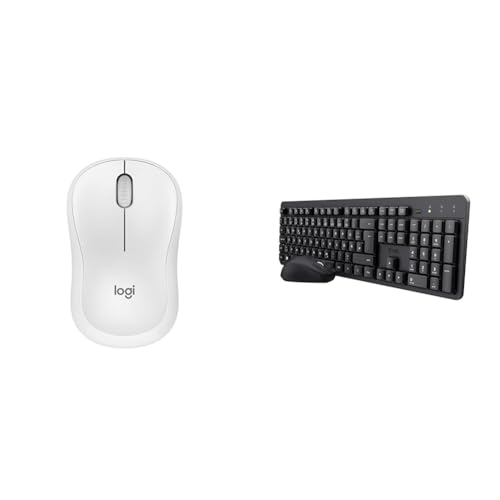 Logitech M240 Silent Bluetooth & Trust Ymo II Leise Tastatur Maus von Logitech