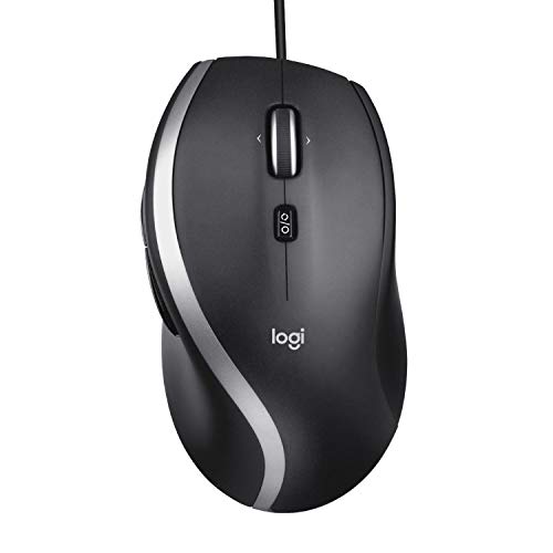 Logitech M500s Kabelgebundene Maus mit fortschrittlicher hyperschneller Scroll- und Kippfunktion, anpassbaren Tasten, hochpräziser Abtastung mit DPI-Schalter, USB-Plug&Play, Schwarz von Logitech