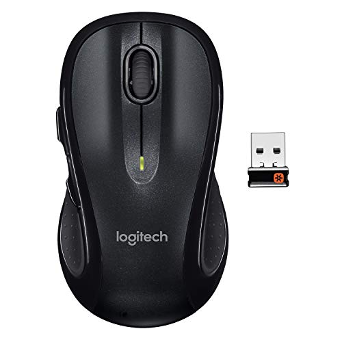 Logitech M510 Maus (RF Wireless, Batterien, beidhändig, Büro, PC/Notebook) Schwarz (Generalüberholt) von Logitech