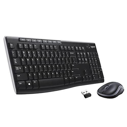 Logitech MK270 Kabelloses Set mit Tastatur und Maus für Windows, Belgisches AZERTY-Layout - Schwarz Logitech MK270 Kabelloses Set mit Tastatur und Maus für Windows, Belgisches AZERTY-Layout - Schwarz von Logitech
