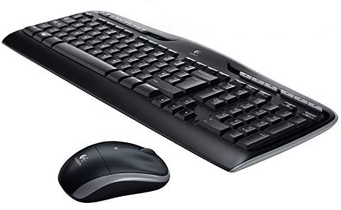 Logitech MK330 Kabelloses Tastatur-Maus-Set, 2.4 GHz Verbindung via USB-Empfänger, 4 programmierbare G-Tasten, 12 bis 24-Monate Batterielaufzeit, PC/Laptop, Deutsches QWERTZ-Layout - schwarz 3er Pack von Logitech