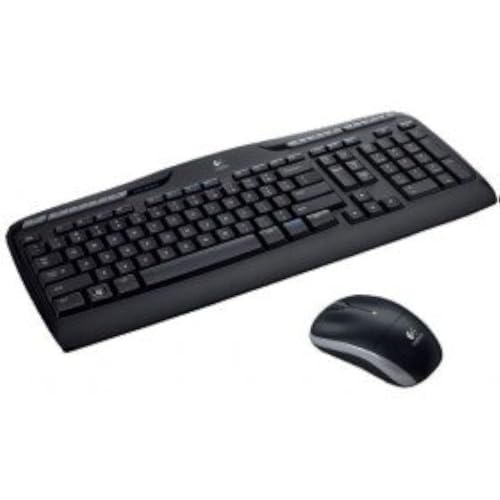 Logitech MK330 Kabelloses Tastatur-Maus-Set, 2.4 GHz Verbindung via Unifying USB-Empfänger, 4 programmierbare G-Tasten, 12-24-Monate Batterielaufzeit, US intl/Italienisches QWERTY-Layout - Schwarz Logitech MK330 Kabelloses Tastatur-Maus-Set, 2.4 GHz Verbindung via Unifying USB-Empfänger, 4 programmierbare G-Tasten, 12-24-Monate Batterielaufzeit, US intl/Italienisches QWERTY-Layout - Schwarz von Logitech