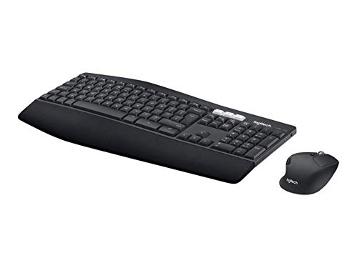 Logitech MK850 RF Wireless + Bluetooth QWERTZ Schweiz Schwarz - Tastaturen (Standard, Kabellos, RF Wireless + Bluetooth, QWERTZ, Schwarz, Maus enthalten) von Logitech