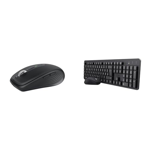 Logitech MX Anywhere 3S & Trust Ymo II Leise Tastatur Maus von Logitech