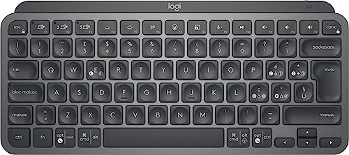 Logitech MX Keys Mini for Business kabellose beleuchtete Tastatur, Italienisches QWERTY-Layout - Graphit von Logitech