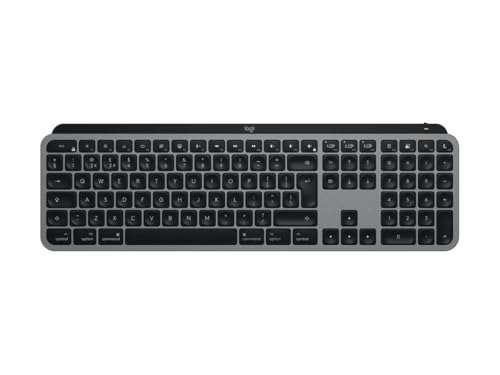 Logitech MX Keys S for Mac, kabellose Tastatur, flüssiges, präzises Tippen, Tasten programmierbar, beleuchtet, Bluetooth, USB C aufladbar für MacBook Pro/MacBook Air/iMac/iPad - Pale Grey - QWERTY Logitech MX Keys S for Mac, kabellose Tastatur, flüssiges, präzises Tippen, Tasten programmierbar, beleuchtet, Bluetooth, USB C aufladbar für MacBook Pro/MacBook Air/iMac/iPad - Pale Grey - QWERTY von Logitech