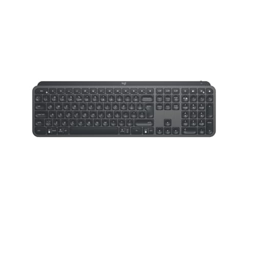 Logitech MX Keys for Business kabellose Tastatur mit Tastenbeleuchtung, Italienisches QWERTY-Layout - Graphit von Logitech
