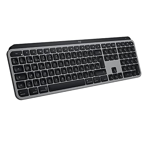 Logitech MX Keys for Mac – Fortschrittliche hintergrundbeleuchtete kabellose Tastatur, Spanisches QWERTY-Layout - Graphit Logitech MX Keys for Mac – Fortschrittliche hintergrundbeleuchtete kabellose Tastatur, Spanisches QWERTY-Layout - Graphit von Logitech