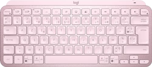 Logitech MXKEYS Mini WRLS Illuminated KB Rose - FRA - Central von Logitech