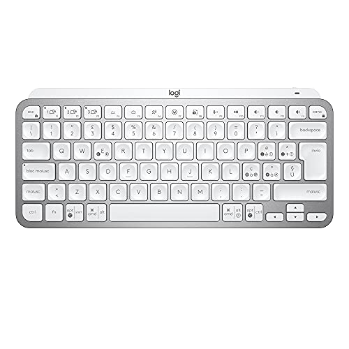 Logitech MXKEYS Mini WRLS beleuchtetes KB Hellgrau – ITA – MEDITER von LOGITECH - INPUT DEVICES
