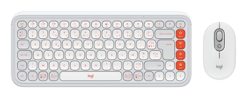Logitech POP ICON Combo, Bluetooth-Tastatur-Maus-Set, Komfortables Tippen, programmierbare Tasten, leise Klicks, Easy-Switch für bis zu 3 Geräte Logitech POP ICON Combo, Bluetooth-Tastatur-Maus-Set, Komfortables Tippen, programmierbare Tasten, leise Klicks, Easy-Switch für bis zu 3 Geräte von Logitech