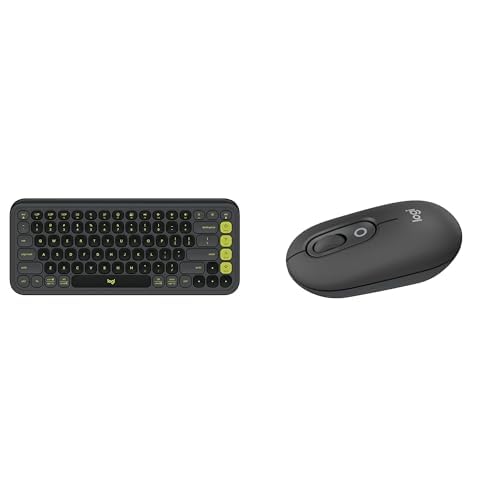 Logitech POP ICON Keys tastiera Bluetooth Wireless, digitazione comoda, POP Mouse, Mouse Wireless Bluetooth compatto e portatile Con pulsanti programmabili,- Graphite, ITA QWERTY - Grafite Logitech POP ICON Keys tastiera Bluetooth Wireless, digitazione comoda, POP Mouse, Mouse Wireless Bluetooth compatto e portatile Con pulsanti programmabili,- Graphite, ITA QWERTY - Grafite von Logitech