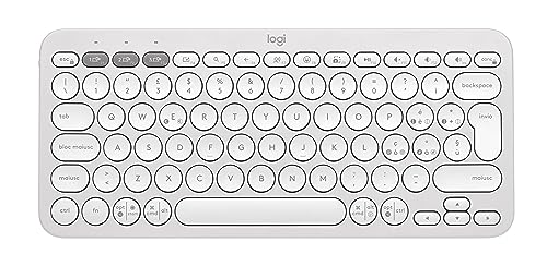 Logitech Pebble Keys 2 K380s - QWERTY Italian Layout, White von Logitech