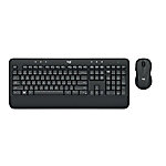 Logitech Tastatur-Maus-Set MK545 Advanced Kabellos Schwarz QWERTZ (DE) von Logitech