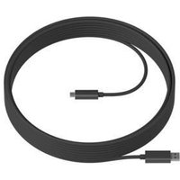 Logitech USB-Kabel von USB Typ-A zu USB-C (10m, schwarz) von Logitech