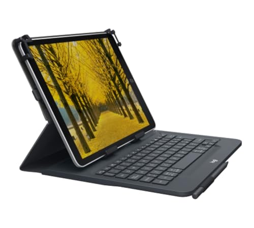 Logitech Universal Folio | Tablet Case - für 9 bis 10 Zoll Tablets | Kabelloser Bluetooth Tastatur | für Apple - Android - Windows | in Italienisch QWERTY-Layout - schwarz【Bulk - ohne Verpackung】 Logitech Universal Folio | Tablet Case - für 9 bis 10 Zoll Tablets | Kabelloser Bluetooth Tastatur | für Apple - Android - Windows | in Italienisch QWERTY-Layout - schwarz【Bulk - ohne Verpackung】 von Logitech