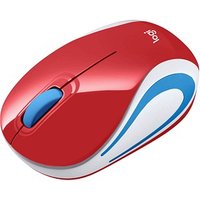 Logitech Wireless Ultra Portable M187 Maus kabellos rot von Logitech