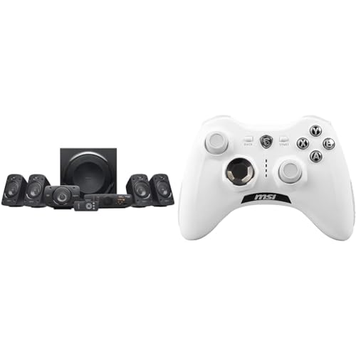 Logitech Z906 5.1 Sound & MSI Force GC30 V2 White Kabelloser von Logitech