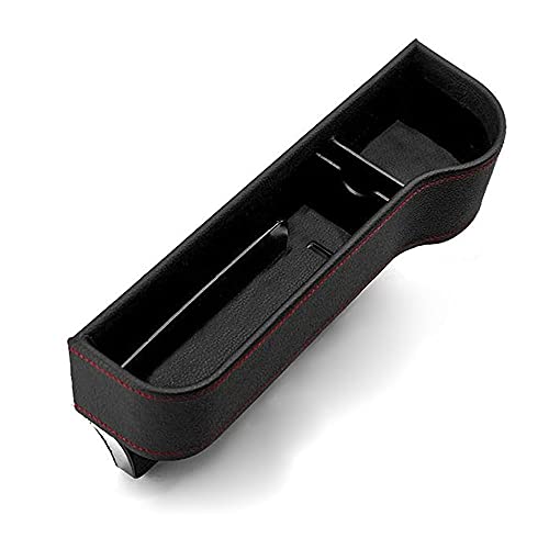 Autositz Gap Organizer - Multifunktionale Aufbewahrungsbox für Mittelkonsole, Brieftasche, Tasse (Kopilot) von Hachera