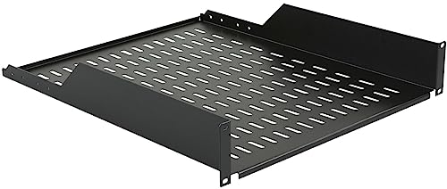 Lanview 2U 19 D=550mm Rack Mount Shelf Black, RAS215BL (Shelf Black) von Logon 8