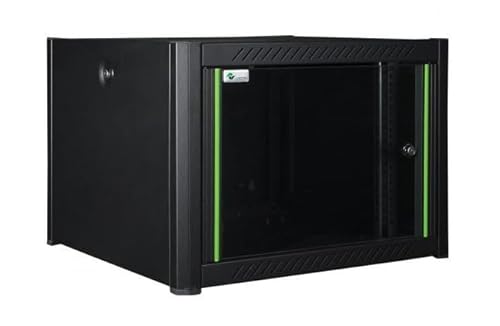 Logon RWP07U45BL Rack zur Wandmontage, 7U, Schwarz, Regale (Wandmontage, 7U, Glas, Schwarz, 48,3 cm (19 Zoll), Passiv) von Logon