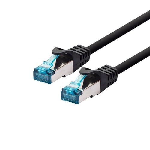 Logon TCR55SS100BL Netzwerkkabel 10 m Cat5e F/UTP (FTP) schwarz – Netzwerkkabel (10 m, Cat5e, F/UTP (FTP), RJ-45, RJ-45, Schwarz) von Logon