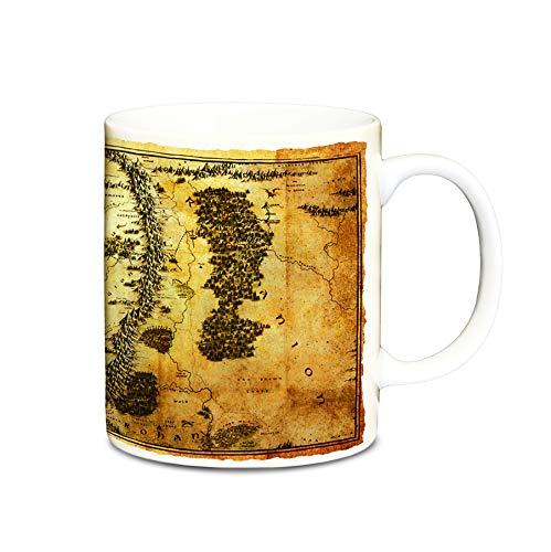 Der Herr der Ringe Mittelerde Unisex Tasse multicolor Keramik 0,35 l Fan-Merch, Film von Logoshirt