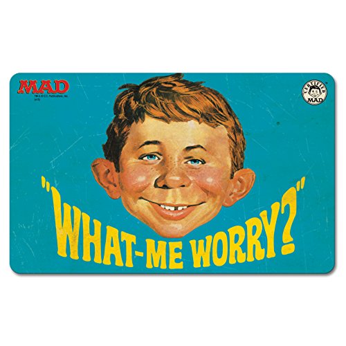 Logoshirt® Mad I Alfred E. Neumann I What-Me Worry I Frühstücksbrettchen I Schneidebrett I 23x14cm I spülmaschinenfest & hitzebeständig I Lizenziertes Originaldesign von Logoshirt