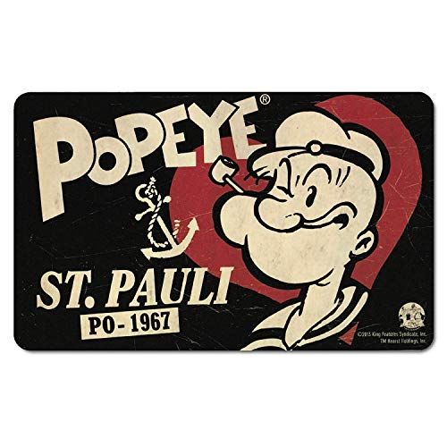 Logoshirt Frühstücksbrettchen, Popeye St. Pauli, Einheitsgröße von Logoshirt