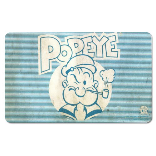Logoshirt® Popeye I Portrait I Frühstücksbrettchen I Schneidebrett I 23x14cm I spülmaschinenfest & hitzebeständig I Lizenziertes Originaldesign von Logoshirt