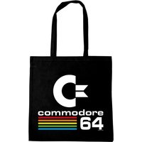 LOGOSHIRT Henkeltasche "Commodore 64 Logo", mit coolem Motiv von Logoshirt